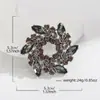 Broche de Bauhinia Totalmente Ecológico para Mujer, Exquisita Guirnalda de Corsage de Alta Gama Resistente Incrustada de Diamantes Pin para Accesorios de Ropa