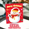 Notas Adhesivas Navideñas de Dibujos Animados Lindo Papá Noel Notas Adhesivas Reutilizables Cuaderno Regalo Navideño para Estudiantes Notas de Regalo