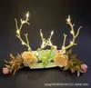 Diadema luminosa de asta de alce diadema femenina actividad fotográfica disfraz accesorios para el cabello ambiente de discoteca accesorios de horquilla navideña