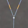 Colar com pingente banhado a ouro feito à mão com fio fino para mulheres, adequado para pingentes de jade ou Buda