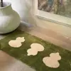 Alfombra Irregular de Musgo Tuftado Transfronteriza, Alfombrilla de Cama para Dormitorio, Alfombrilla Refrescante de Felpa para Habitación Infantil, Alfombra de Sala de Estar de Comercio Exterior