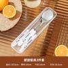 Anti-caídas Acero Inoxidable 304 Redondo Tazón para Fideos Instantáneos Lindo Estilo Ins Doble Capa Anti-quemaduras Dormitorio Estudiantil Trabajo Universal Lonchera