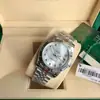 Reloj Serie Diario Diamante Cuadrado Laojia Japón 8215 Oro Rosa Correa de Acero Anillo Diente de Perro Reloj Mecánico para Hombre