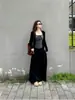 2026 Principios de Otoño Tallas Grandes Estilo Coreano Holgado Camisola de Rayas Elegante Cárdigan Falda de Cintura Alta Conjunto para Mujer Tallas Grandes