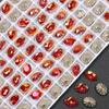 Broca de uñas puntiaguda Millennium de forma Dan de 6*8 mm DIY carcasa de teléfono móvil parche para uñas joyería para uñas de pedrería en forma de huevo