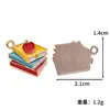 Serie Temporada de Regreso a Clases Colgantes Coloridos de Aleación Accesorios para Joyería Hecha a Mano DIY Adornos Colgantes Accesorios para Pulseras y Llaveros Colgantes Pequeños