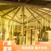 Fio de Luzes Chuva de Meteoros Solar Transfronteiriço LED à Prova d'Água para Exterior Luzes para Pendurar em Árvores Decoração de Jardim Luzes Coloridas Piscantes