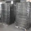 Carrinho Empilhável com Bandejas Perfuradas de Aço Inoxidável 304 para Secagem de Frutas, Vegetais, Carne, Massas, Chá, Alimentos e Ervas Medicinais