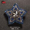 Broche Estilo Japonés para Mujer, Único y Lujoso, Pin de Alta Gama, Elegante Broche para Cuello de Traje de Suéter, Pin Fijador para Cuello en V