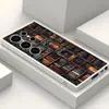 Funda de Silicona de Gama Alta Estilo Estantería de Amazon para Samsung S25Ultra, S26 Cubierta Protectora Creativa Mate