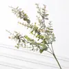 Simulação Planta Verde Folha de Eucalipto Folha Redonda Folha de Dinheiro Decoração de Casa Planta de Simulação Folha de Flor Falsa de Venda Quente Transfronteiriça