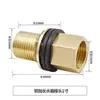 Conector de tanque de agua torre de agua pecera piscina cubo interfaz de rosca interna y externa acero inoxidable 304 ABS conector de tanque de agua 4 puntos 6 puntos
