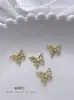 Joias para Nail Art de Borboleta Nova Cor Super Brilhante Diamante Olho de Cavalo Borboleta Oca Estereoscópica Acessórios de Decoração para Unhas de Liga