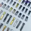 Zíper YKK Não. Zíper de metal com 5 dentes e cabeça de zíper automática quadrada para carcela de roupas e botas