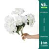 Simulación 5 cabezas Borde de Diente Hortensia Decoración de Boda Manojo de Simulación Hortensia Comercio Electrónico Transfronterizo Paquete Más Vendido Hortensia
