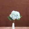 Flor artificial individual hortensia francesa salón de bodas fondo de flor suave arreglo floral hortensia de cuatro esquinas decoración del hogar flor