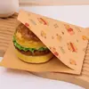 Papel antigrasa, papel a prueba de aceite para lotes pequeños, papel de embalaje certificado de grado alimenticio, específicamente para hamburguesas y pollo frito