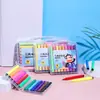 Plumón de Acuarela de Punta Triangular para Niños Lavable No Tóxico Pincel Grande Gran Capacidad Bolígrafo de Colorear Suministros de Arte para Estudiantes Fabricante