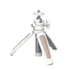 Soporte de Escritorio Exclusivo Transfronterizo para Transmisión en Vivo y Grabación, Trípode Portátil, Aleación de Aluminio, Trípode Ajustable de 4 Niveles