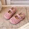 Zapatos para Niña Sandalias de Agujeros Tipo Birkenstock de Princesa para Niños 2026 Nuevo Verano Estilo Verano Suela Suave Punta Cerrada Sandalias para Bebé Niña