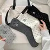 Meias de Novo Estilo para o Início do Outono, Meias Femininas Jacquard de Bolinhas Estilo Japonês, Algodão, Absorventes de Suor, Respiráveis, Versáteis, Simples de Comprimento Médio
