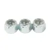 Tuercas Hexagonales de Nylon Galvanizadas Estándar Británico y Americano, Tuercas Antiaflojantes de Nylon Estándar Americano, Rosca Fina Unf / Rosca Gruesa Unc