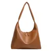 Bolso de Axila de Color Puro de Gran Capacidad 2025 Nuevo Bolso de Hombro Casual en Forma de Media Luna