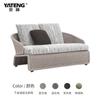 Rattan Asiático Nórdico Sofá de Rattan para Exterior Combinação de Móveis de Rattan para Varanda de Jardim de Pátio de Villa ao Ar Livre Designer