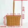 Cesta de piquenique cesta trançada bolsa de mão rattan trançado imitação de rattan trançado cesta de flores de vime cesta de flores de lembrança floricultura atacado trançado artesanal