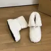 Botines Cortos Birkenstock Peludos Estilo Coreano para Mujer 2026 Otoño/Invierno Plegables Bidireccionales Cálidos Suela Suave Zapatos Peludos para Exteriores