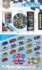 Caixa de Presente Carro de Liga Brinquedo Modelo Artificial Esportivo Carros Ornamentos Coleção Conjunto Caixa de Presente Carro Brinquedos para Crianças Menino