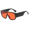 Nuevas Gafas de Sol Distintivas Marco Grande Retro Hip Hop Street Photography Moda Chica Caliente Europea y Americana Combinan con Todo Protección Solar Gafas de Sol Transfronterizas