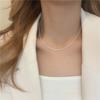 Diseño de Nicho Sentido Super Inmortal Acero de Titanio Collar Mujeres Celebridad de Internet Explosivo Lujo Ligero Colgante Sentido de Alta Gama Personalidad Todo-partido Cadena de Clavícula