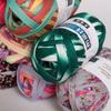 Línea de tela estampada color segmento teñido línea de tela tejida a mano bolsa Hyuna oso bolsa de material DIY fabricantes venta al por mayor
