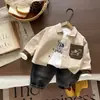 Conjunto para Niños 2026 Nuevo Estilo Primavera/Otoño Niños Elegante Bebé Otoño Casual Conjunto de Tres Piezas Mangas Largas Ropa de Moda