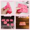 Molde de silicone para decoração de joias de resina com laço de cristal, para artesanato, fondant, bolo e chocolate