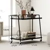 Sofá sala de estar mesa pequeña con ruedas, mesa de centro móvil, carrito pequeño, estante de noche de dormitorio moderno, mesa auxiliar pequeña para uso doméstico