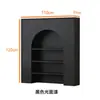 Gabinete Decorativo de Lareira Estilo Francês, Gabinete de Exibição Branco e Preto Estilo Americano para Sala de Transmissão ao Vivo, Gabinete de Entrada Estilo Nórdico para Pousadas