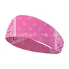 Diadema Deportiva Cruzada Estampada Europea y Americana para Mujer, Diadema Ancha de Flor de Anacardo, Diadema para Lavar Yoga Fitness