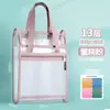 Bolsa de Acordeón Transparente para Guardar Papeles de Prueba, Vertical de 13 Capas, Gran Capacidad, Carpeta tipo Bandolera con Múltiples Compartimentos