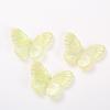 Pinza para el pelo de mariposa 3D Radium Fantasma de dos colores colorida, accesorios para el pelo, funda para teléfono, pegamento de crema, estilo barroco con cuentas