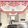 Decoração de Quarto de Casamento, Layout de Casa Nova, Suprimentos para Casamento, Tecido Não Tecido, Guirlanda com a Palavra Feliz, Decoração Suspensa para Corredor, Conjunto de Cena para Quarto de Casamento