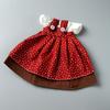 30 cm 6 Pontos Roupas de Bebê Bjd Vestido Lolita Princesa Saia de Suspensório Casa de Brincar Presente de Aniversário para Menina