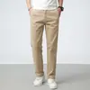 Calça Casual Masculina Plus Size Nova para Primavera/Verão 2026, Perna Reta Solta Confortável Versátil