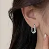 Novos Brincos de Clipe Irregulares com Textura Minimalista para Mulheres, Brincos Exquisitos de Alto Padrão, Acessórios de Orelha Versáteis de Nicho Atacado