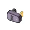 Adaptador USB 4.0 tipo C macho a C hembra 240W, curva tridimensional en forma de L, carga súper rápida PD3.1, morado oscuro