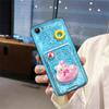 Adequado para Capa de Celular Vivo, Porta-Cartão Divertido, Suporte de Foto em Silicone, Porta-Cartão de Animal Fofo, Casal Digital Masculino e Feminino à Prova de Poeira