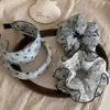 Diadema de lunares estilo universitario dulce coreano, pasador versátil moderno y sofisticado, suave accesorio para el cabello de primavera-verano