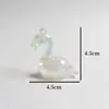 Colgante de Flamenco Colorido Electroplateado Accesorios para Manualidades DIY con Cuentas Llavero Colgante Lindo Materiales para Juguetes Infantiles