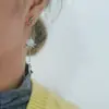 Pendientes Versátiles Estilo Coreano y Japonés Ab Planet con Borlas para Mujer Pendientes de Botón de Diseño de Moda Nicho Pendientes Nuevos 2025